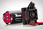 Surpass Rocket V2 brushless motor and 80A ESC combo featuring a black and red motor with 2750KV rating and a black ESC with an integrated cooling fan.