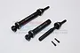GPM Black Steel Front & Rear CVD Drive Shaft 2Pcs SERV245CV-BK