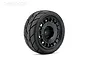 Jetko 1.9" GT Evolution Super Soft Tyres on Black Radial Rims - Glued Wheels 4Pcs JKO3203RBSSG