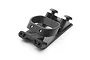 A black plastic RC wing mount component for Maverick vehicles, shown from a high angle against a white background.