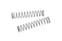 Two purple RC shock springs for Axial 1/10 scale vehicles, shown against a white background.
