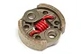 HPI Racing high response clutch shoe assembly with a red tension spring on a white background.