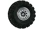 RPM 2.2" Revolver Chrome Narrow Wheelbase Crawler Rims 2Pcs 82223