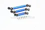 GPM Blue Steel & Aluminium Front, Centre & Rear Universal CVD Drive Shafts 3Pcs TRX6037SA-B