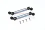 GPM Grey Silver Steel & Aluminium Front & Rear Universal CVD Drive Shafts 2Pcs CP037SA-GS