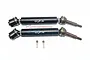 GPM Black Hardened Steel & Aluminium Rear Universal CVD Drive Shafts 2Pcs SXO1277RH-BK