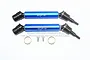 GPM Blue Steel & Aluminium Front or Rear Universal CVD Drive Shafts 2Pcs MAG108FRS-B