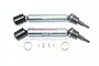 GPM Grey Silver Steel & Aluminium Front or Rear Universal CVD Drive Shafts 2Pcs MAB108FRS-GS