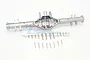 GPM Grey Silver Aluminium Rear Differential/Axle Housing for Traxxas UDR UDR013B-GS