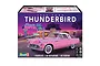 Revell 1/24 scale 1956 Ford Thunderbird plastic model kit box art showing a pink classic car parked in front of a retro motel.