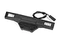 Traxxas black rear bumper for RC vehicles featuring integrated LED light clusters and a wiring harness with a connector.