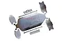 GPM 1/5 ARRMA Kraton Stainless Steel Main Chassis w/ Bumper Set MAEXZSP1-OC