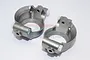 GPM Grey Silver Aluminium Front Steering Hub Carriers (C-Hubs) 2Pcs TXM019-GS