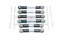 GPM Grey Silver Aluminium Complete Adjustable Turnbuckle Set MAG160-GS-BEBK