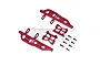 GPM Red Aluminium Side Steps Set SCX24014-R