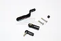GPM Black Aluminium Rear Drop Hitch SCX2333R-BK