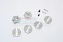 GPM Silver Aluminium 12mm to 17mm Hex Adapters 2Pcs ADT1217/8MM-S