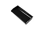 A black Kyosho Javelin RC car wing viewed from a high angle against a white background.
