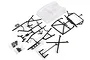 Axial SCX10 II 1955 Ford F-100 Roll Cage w/ Clear Unpainted Inner Bed Panels AXI230007