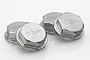 Rovan Silver Aluminium 18mm (24mm Hex) Flanged Serrated Wheel Nuts 4Pcs 970144