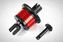 Rovan Orange Aluminium Rear Helical Cut Complete Differential w/ Pinion Gear 871391