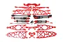 Rovan Baja Orange Aluminium Super Extended Complete Suspension Upgrade Kit 854511O