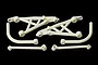 Rovan White Rear Shock Tower Set 851031