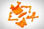 Rovan Orange Front Shock Tower Set 851023