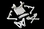 Rovan White Front Shock Tower Set 851021