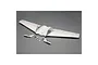 E-Flite Viper 70mm RC plane main wing set including foam wings, winglets, and small plastic hardware components on a grey background.