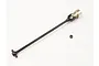 Kyosho 1/8 scale RC center drive shaft with a universal joint and a small grub screw on a white background.