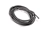 A coil of grey braided winch line for RC vehicles against a white background.
