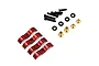 Yeah Racing DDP Red Mounting Hardware Shock Replacment Set DDP-005RD