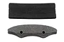 HPI Micro RS4 urethane foam bumper set including a curved bumper and a rectangular foam strip.
