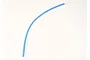 A single length of flexible blue fuel tubing for RC nitro engines against a plain white background.
