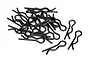 HPI 1.3mm Black Body Pins 20Pcs 75106