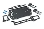 LaTrax carbon fibre chassis conversion kit components including main deck, top plates, and plastic suspension parts on a white background.