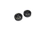 ARRMA 2.4/2.7" Belted 35/085 (Gold) dBoots Hoons Tyres on Black 5-Spoke Rims - Glued Wheels 2Pcs ARA550094