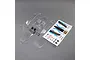 Losi 1/10 Lasernut U4 Unpainted Body Shell w/ Decals & Accessories LOS230077