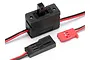 HPI Racing receiver switch for RC vehicles with black and red wiring and connectors.