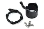 Pro Boat River Jet 23 inch jet pump steering nozzle set including two black plastic steering components and a small bag of metal hardware.