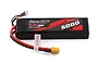 Gens Ace 11.1V 5000mAh 60C soft case LiPo battery with XT60 connector and balance lead on a white background.