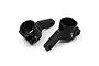 Yeah Racing Slash Black Aluminium Front Steering Hubs 2Pcs TRSL-019BK