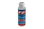 A bottle of Factory Team 30w silicone shock fluid, 118ml, featuring a blue and red label with the Factory Team logo.