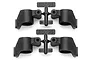 HPI Racing Sprint 2 rear hub set on plastic parts trees, including 2-degree and 3-degree hubs labeled with SKU 85095.