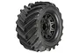 Pro-Line 2.8" Demolisher MT Tyres on Black Raid Rims - Glued Wheels 2Pcs 10196-10