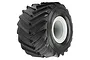 Pro-Line 2.6/3.5" Demolisher M3 Tyres on Grey LMT Rims - Glued Wheels 2Pcs PRO1018715
