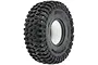 A single Pro-Line 2.9 inch Hyrax XL G8 rock crawler tyre with aggressive tread pattern against a white background.