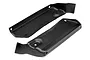 A pair of black plastic stone guards for HPI 5SC/5T RC vehicles, shown from an angled perspective against a white background.