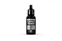 A 17ml bottle of Vallejo Black Surface Primer (70.602) with a black dropper cap, centered against a plain white background.